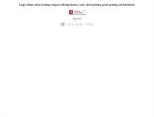 Tablet Screenshot of barclaysprint.co.uk